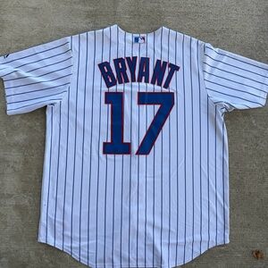 Majestic Chichago Cubs Bryant # 17 Jersey Men’s Size L